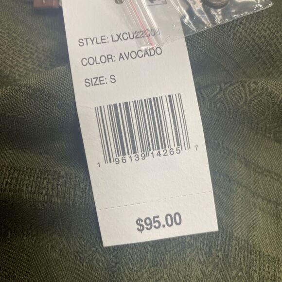 BEYOND Control Women’s Green Shirtdress Coverup Size Small OVERSIZED - Picture 7 of 12